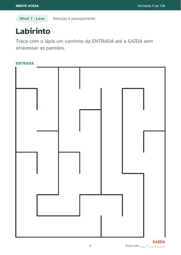 Página de labirinto